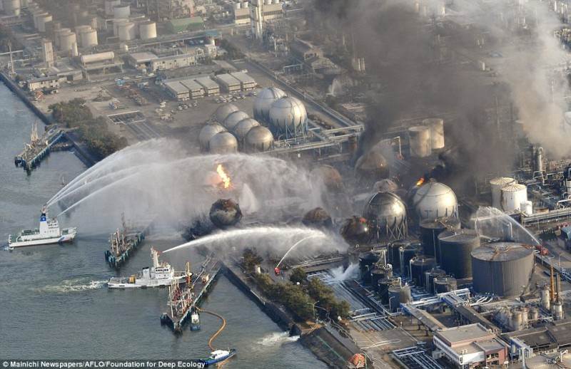 Kol visas pasaulis sekė 2011 m. Fukušimos istoriją, už kelių kilometrų nuo jos degė šiluminė elektrinė. Visi bandymai užgesinti gaisrą baigėsi nesėkme.