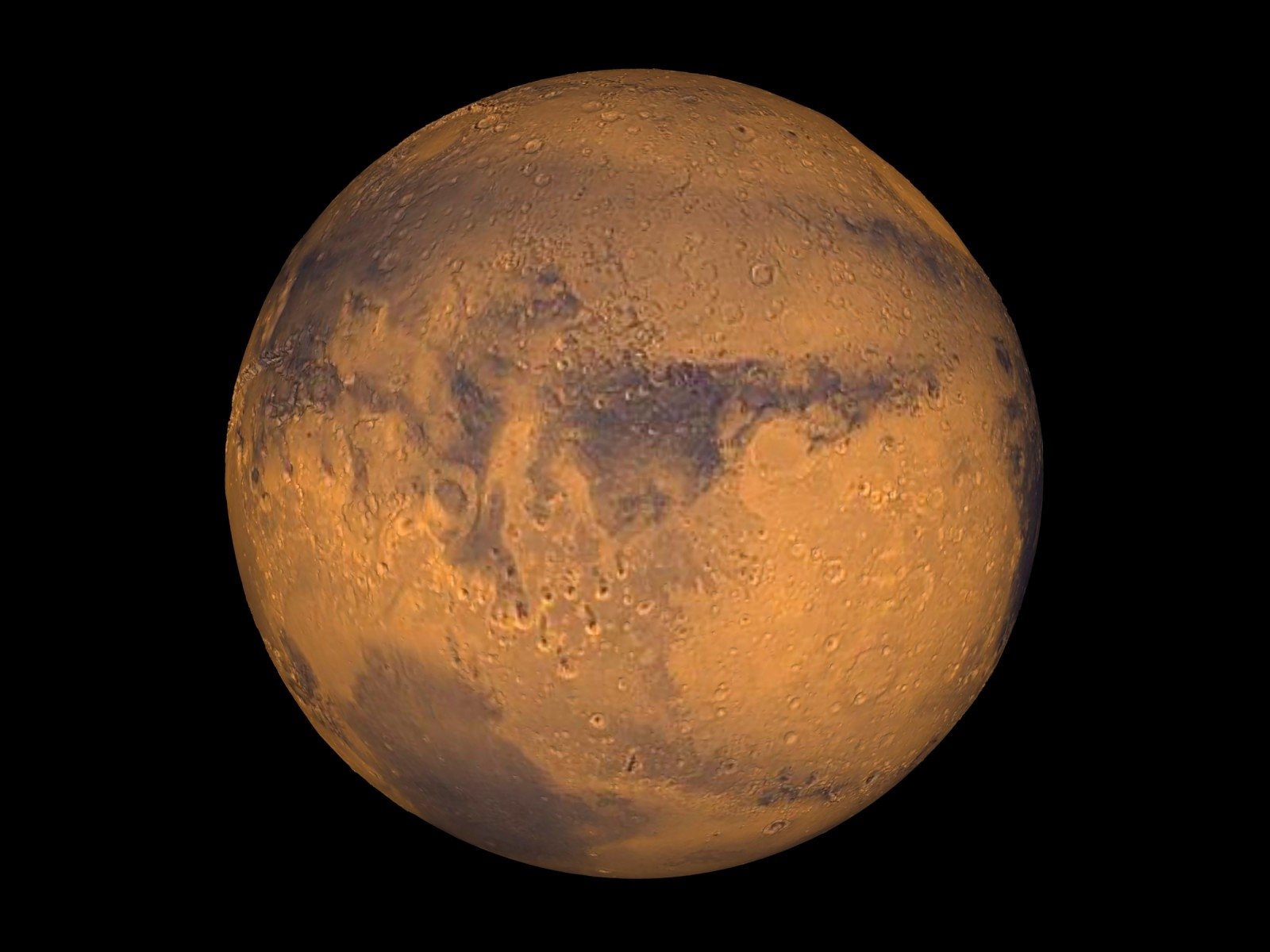 Parodė neįtikėtino grožio Marso kraterius